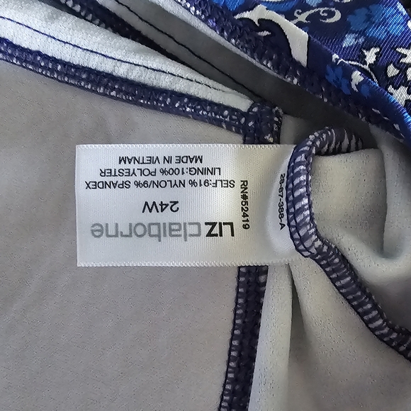 Liz Claiborne Tankini Top - Picture 3 of 5